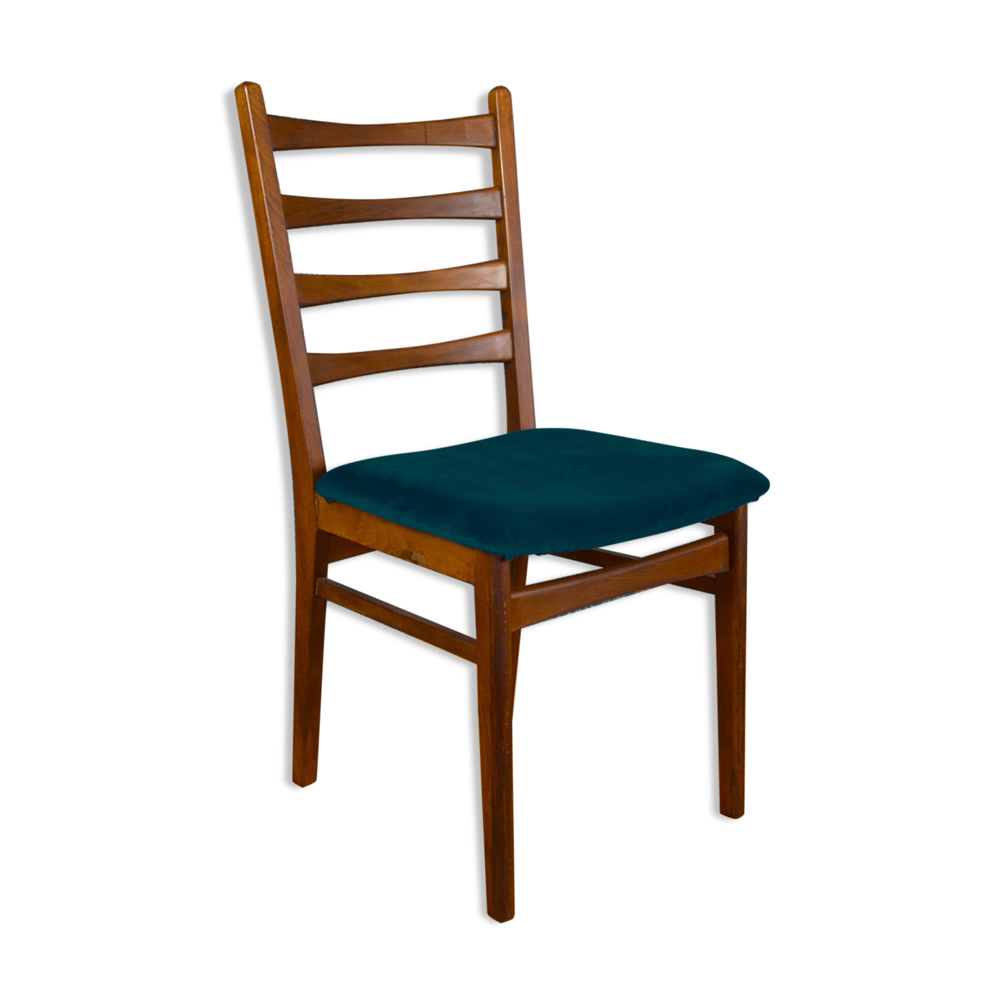 1960s modernist teak chair Lübke, Germany