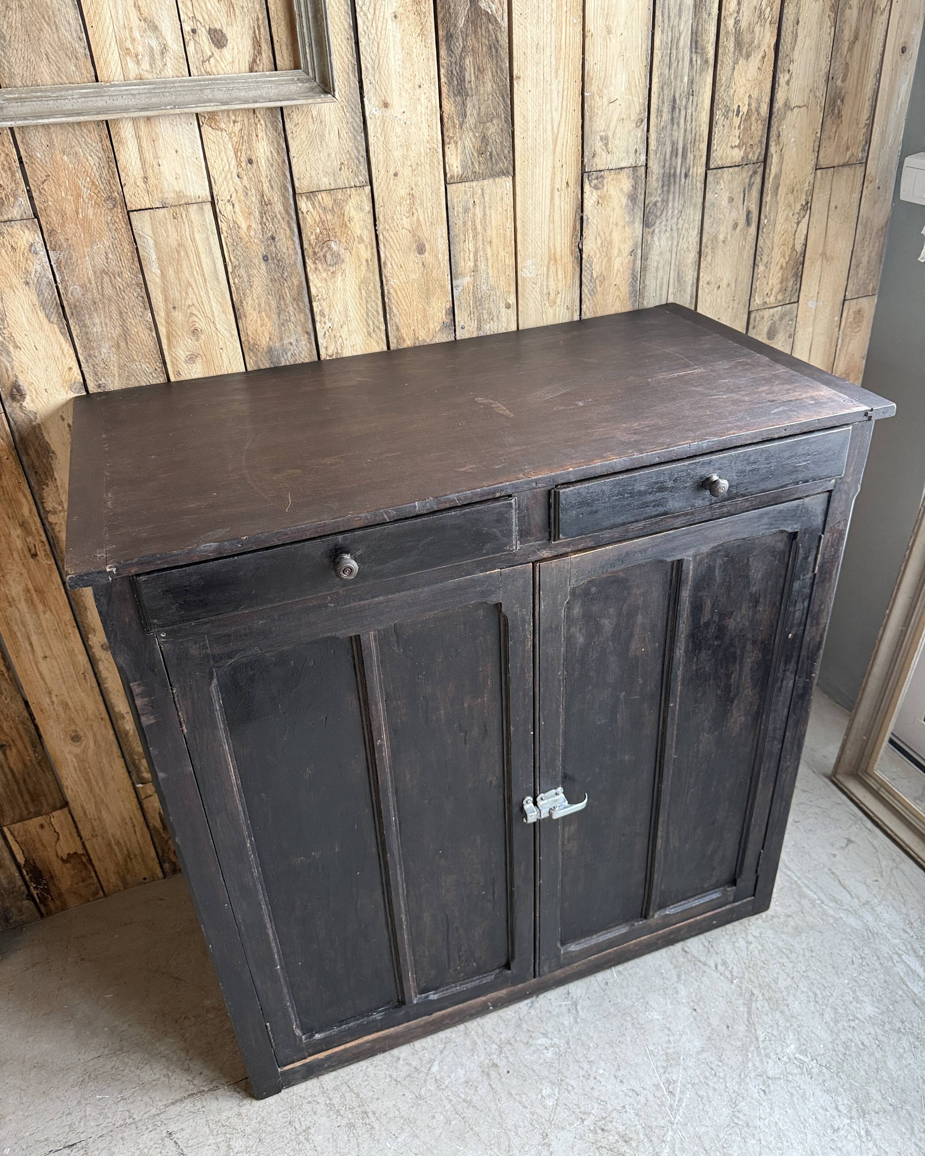 Black patina grand Parisian buffet (restored)