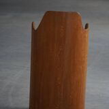 Modern Scandinavian style, Stump chair / "Kubstol" in pine, mid-20th century, 1950s.