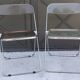 Pair of folding chairs giancario Piretti for Castelli