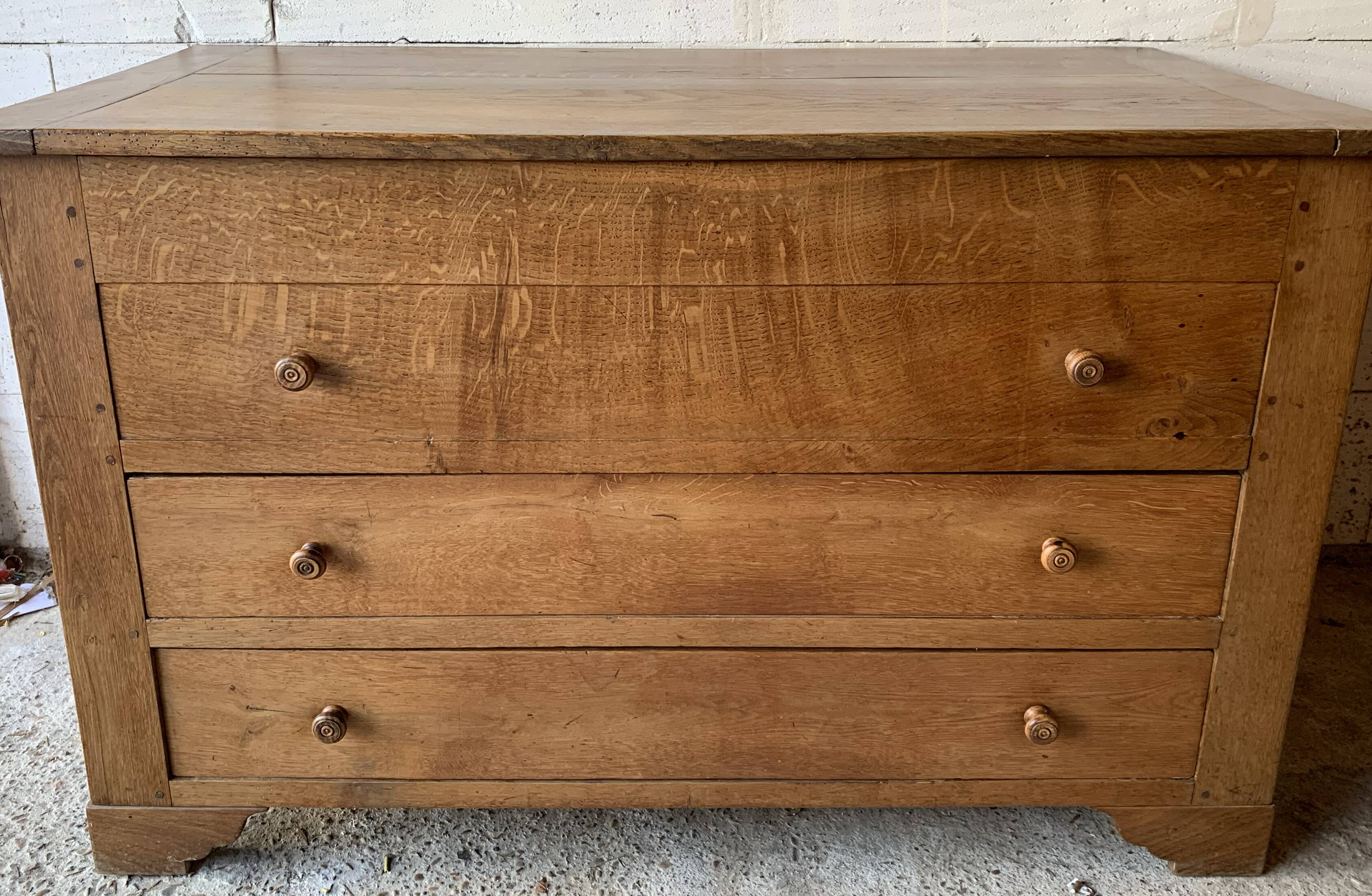 Chest of drawers, solid wood chest of drawers, 1950s