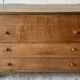 Commode, maie en bois massif, années 50