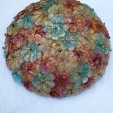 Glass ceiling in glass flowers. Murano 60/70 Barovier & Toso