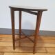 Folding round coffee table