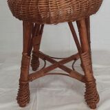 Rattan stool