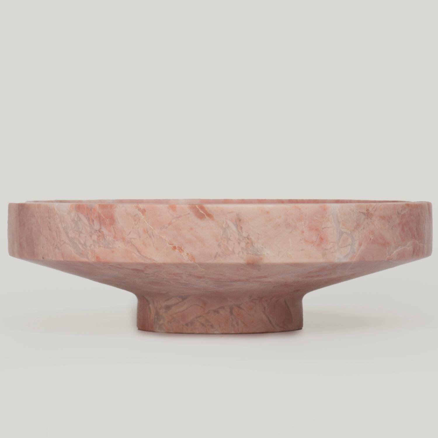 Pink marble bowl