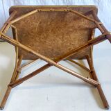 Rattan coffee table – 50s/60s