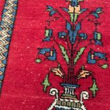 Vintage woven wool rug 130x80