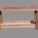 Old oak workbench