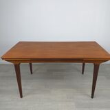 Scandinavian dining table design 60s vintage teak