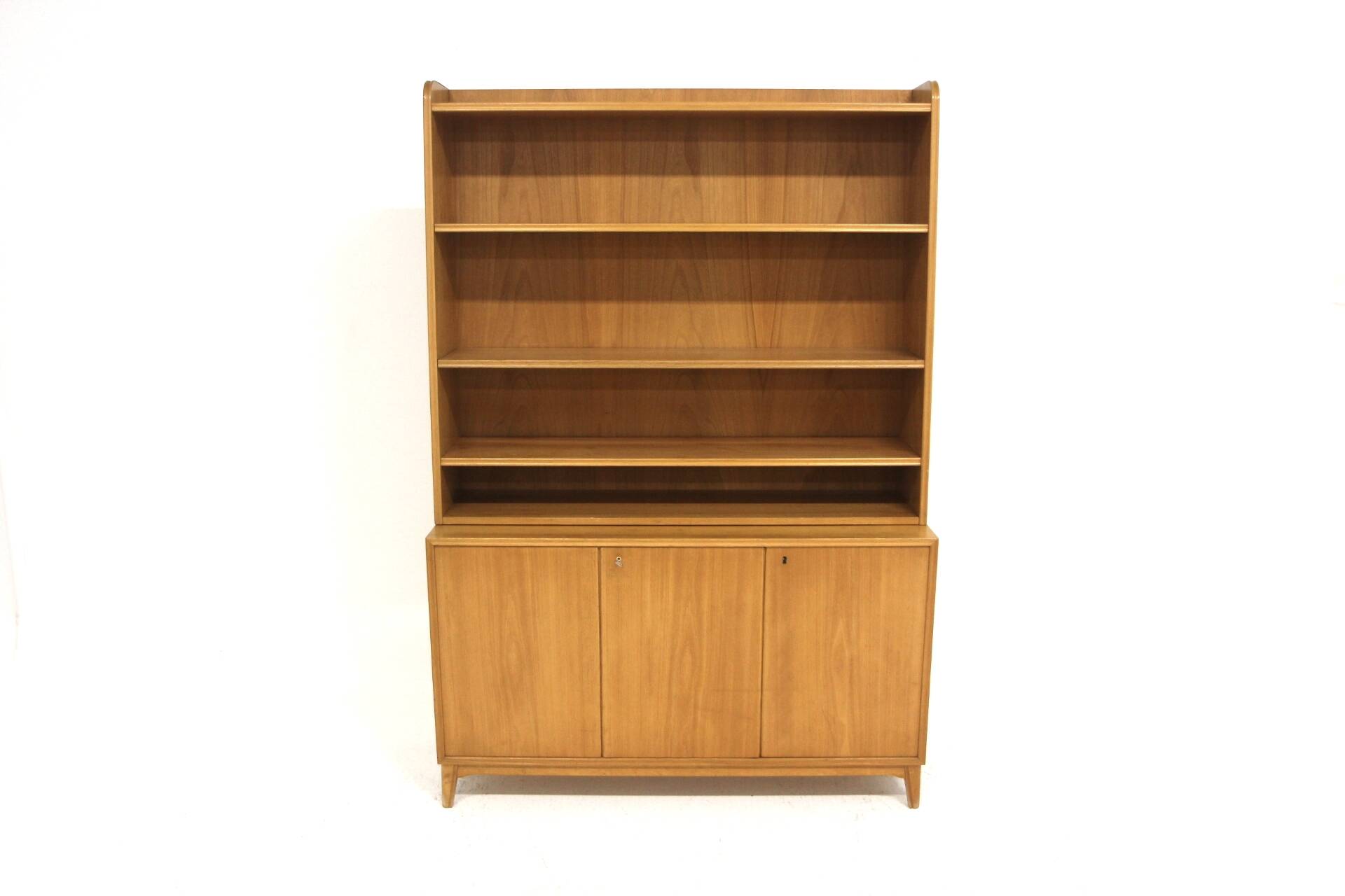 Scandinavian elm bookcase, Swedish modern, Sweden, 1940
