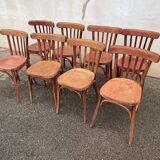 Set of 8 bistro chairs