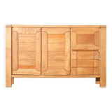 Buffet bois massif de la maison Regain, meuble de rangement bois, meuble de salon, meuble vintage