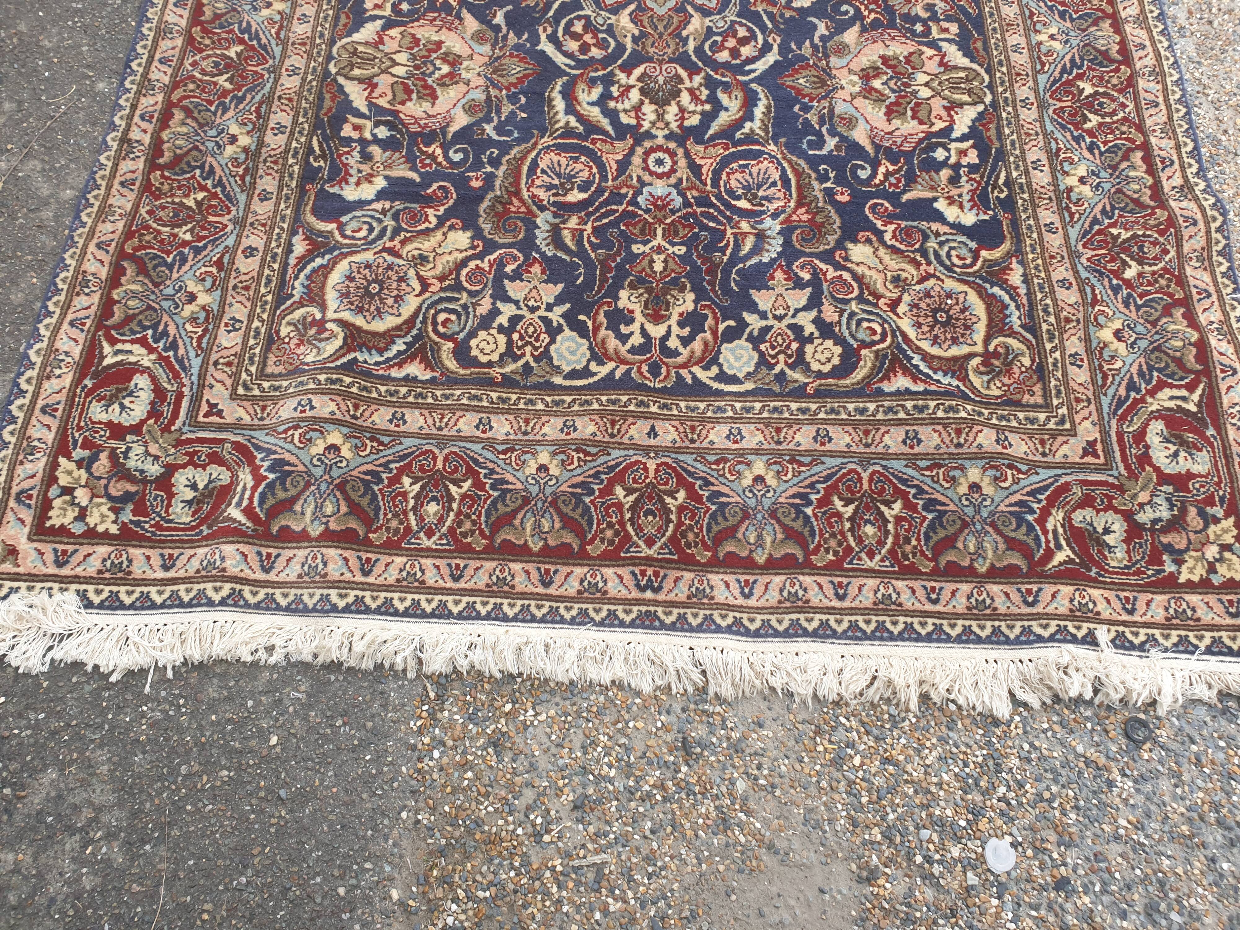 Persian silk wool rug