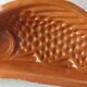 Old glazed terracotta mold, fish shape, Alsace