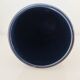 Dark blue ceramic roller vase