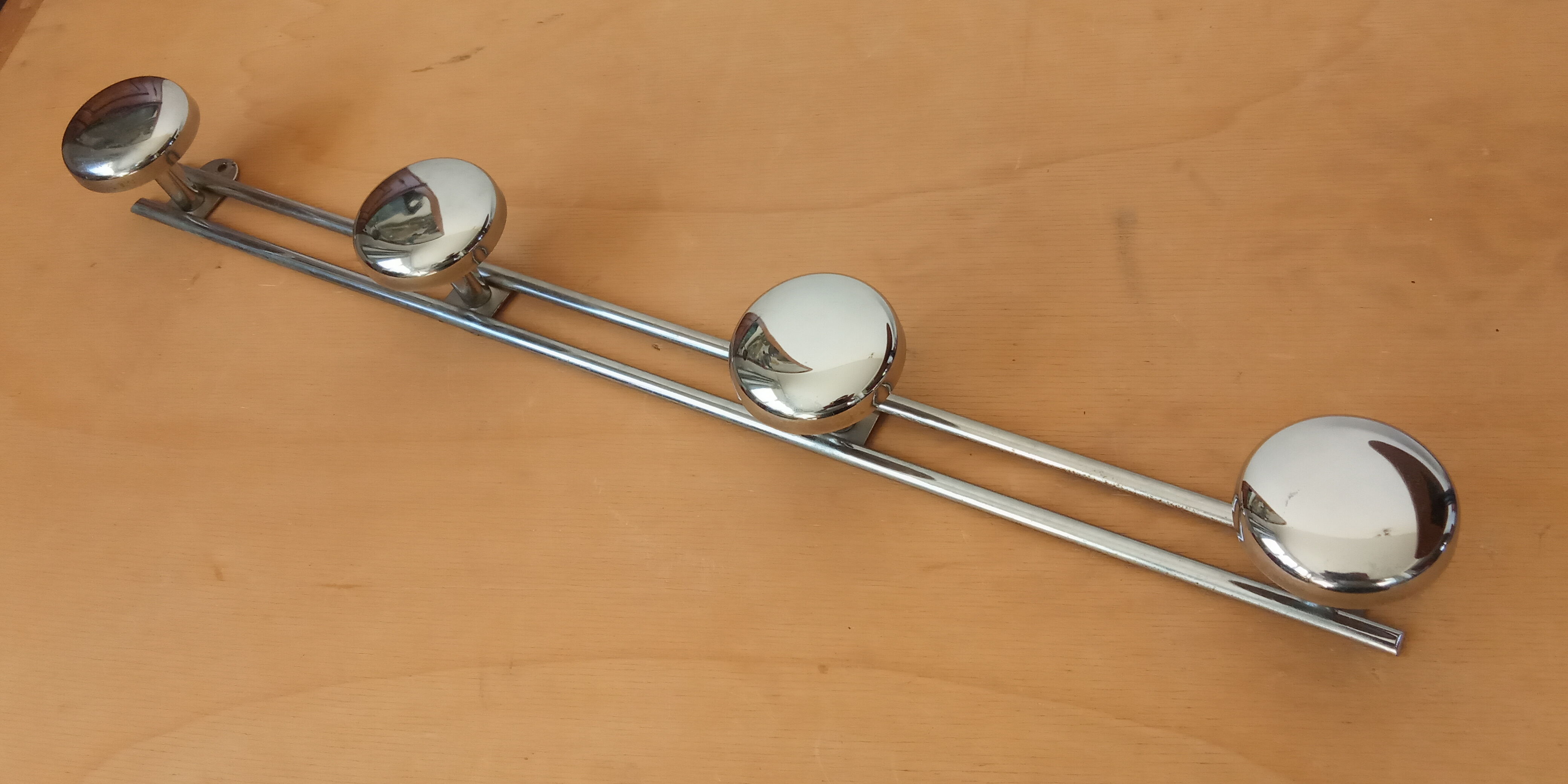 Portemanteau vintage chromé