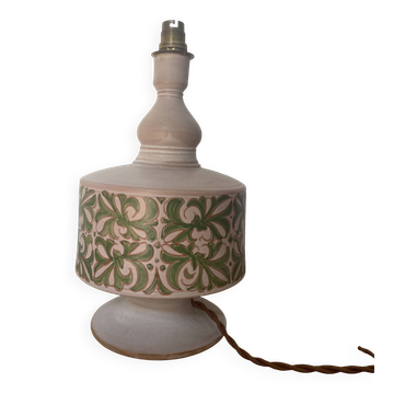 Hand-painted vintage table lamp