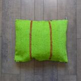 Coussin kilim vert marocain