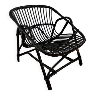 Rattan armchair