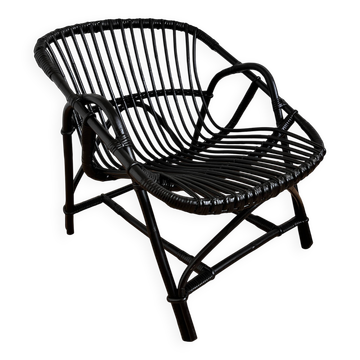 Rattan armchair