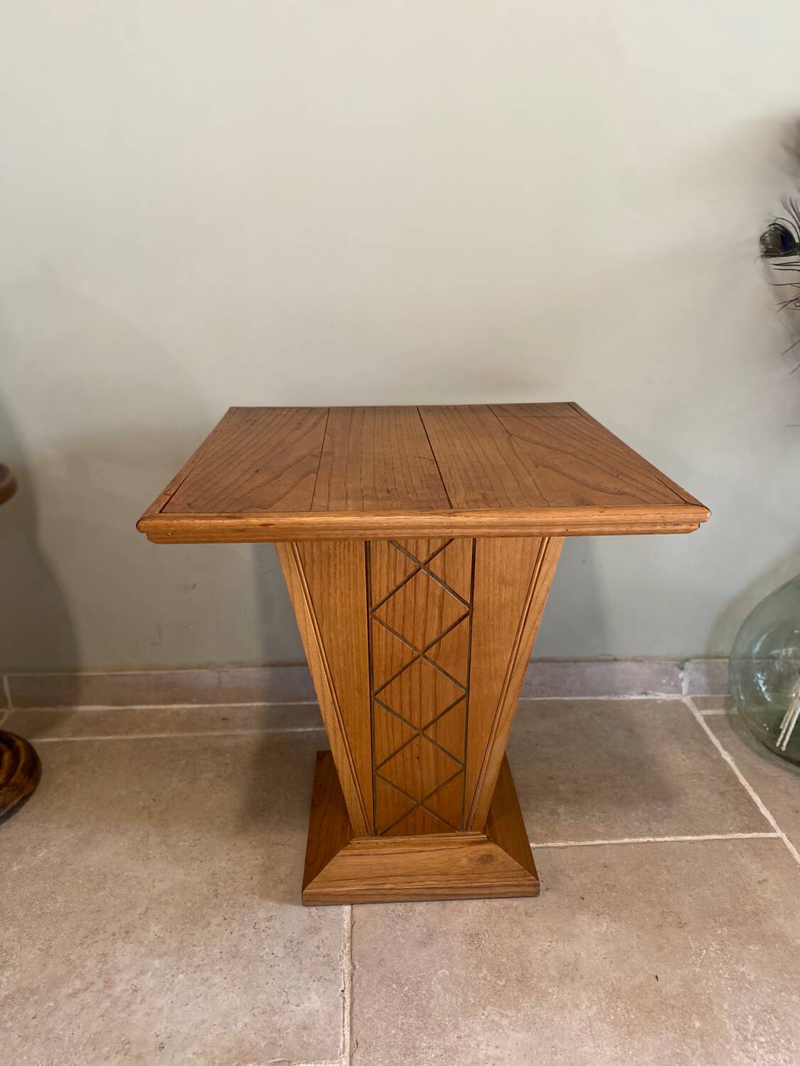Occasional table, Art Deco pedestal table