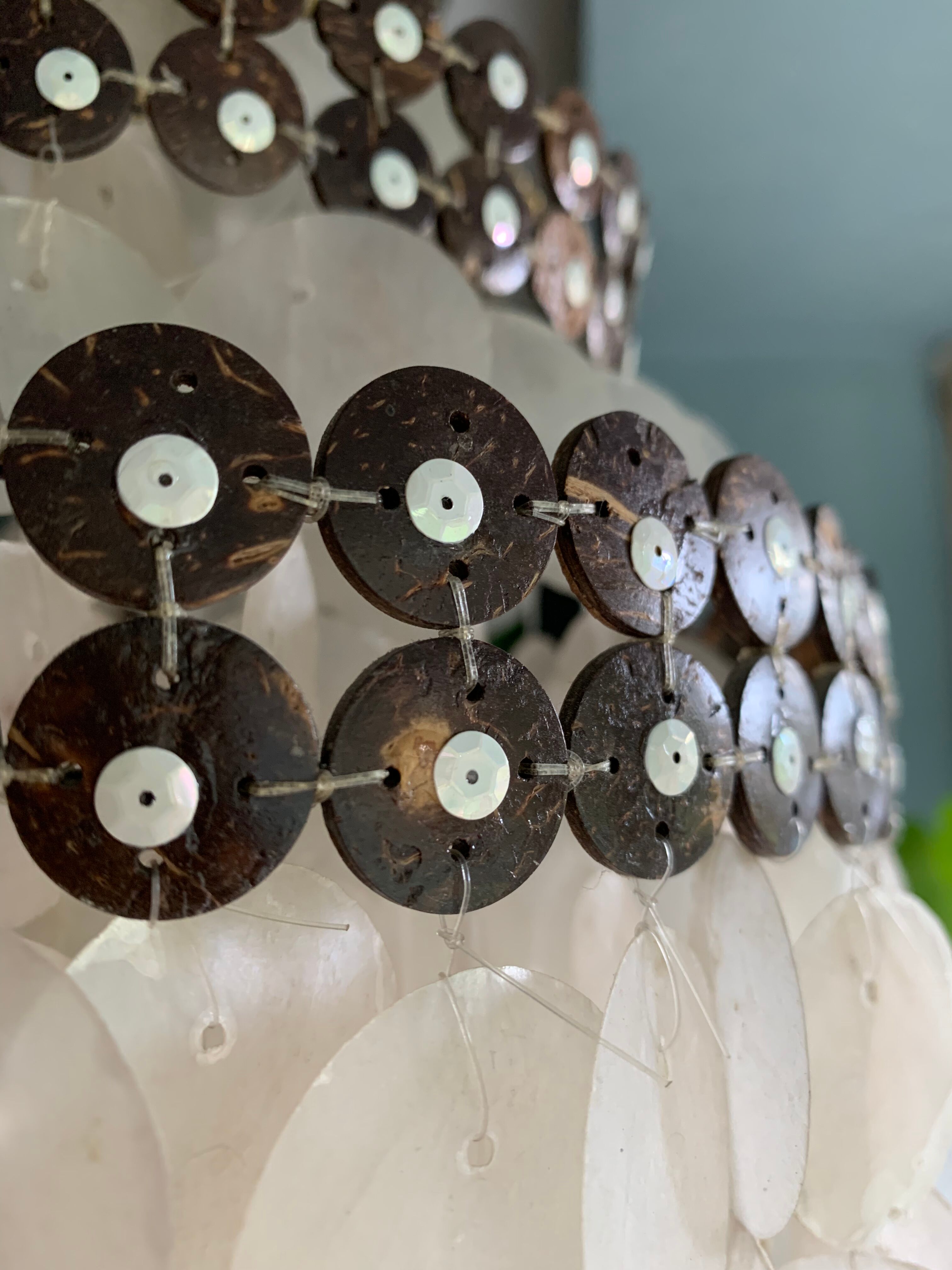 Suspension en pastille de nacre