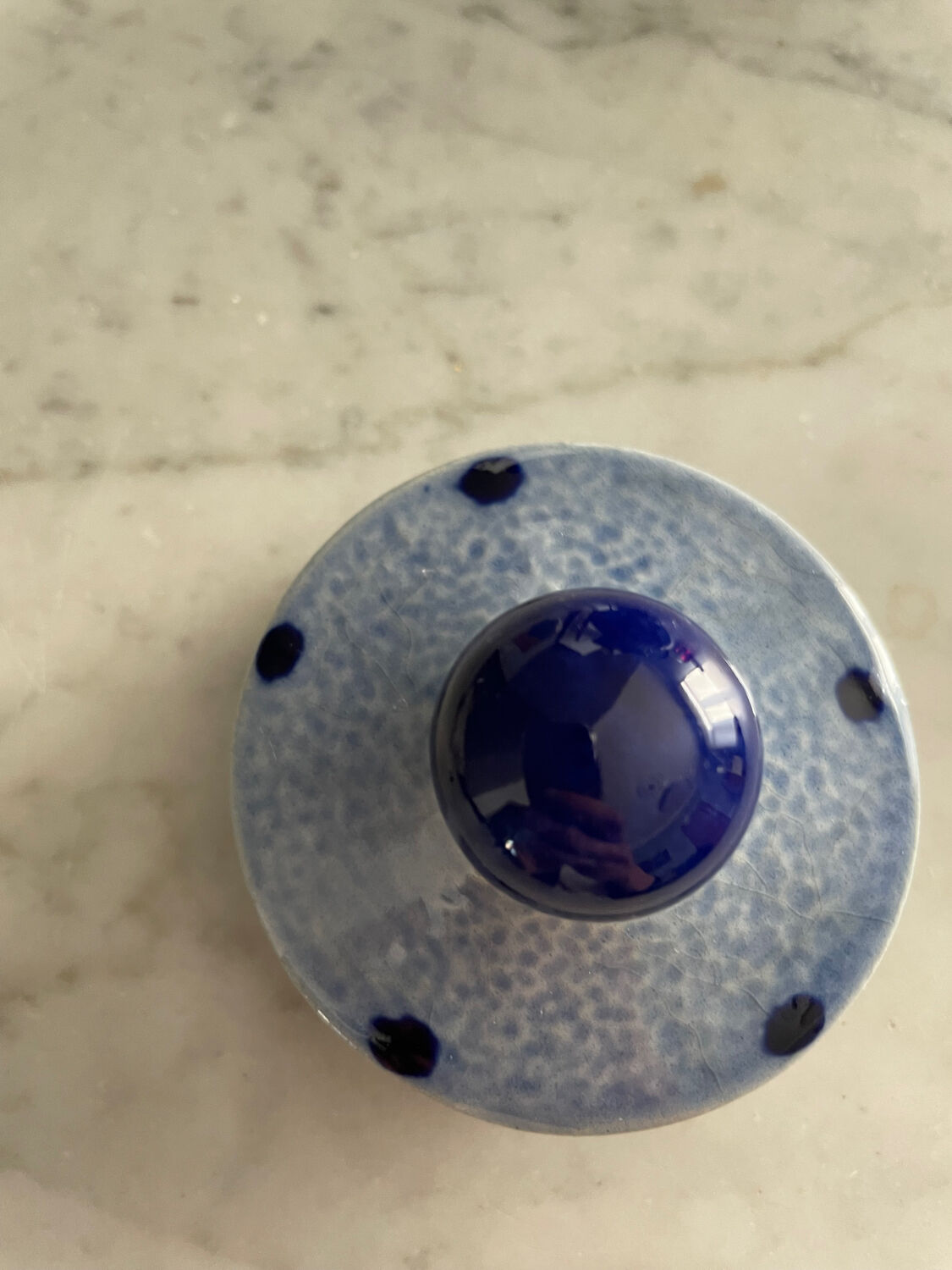 Vintage pitcher in glazed stoneware