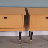 Set of 2 vintage bedside tables