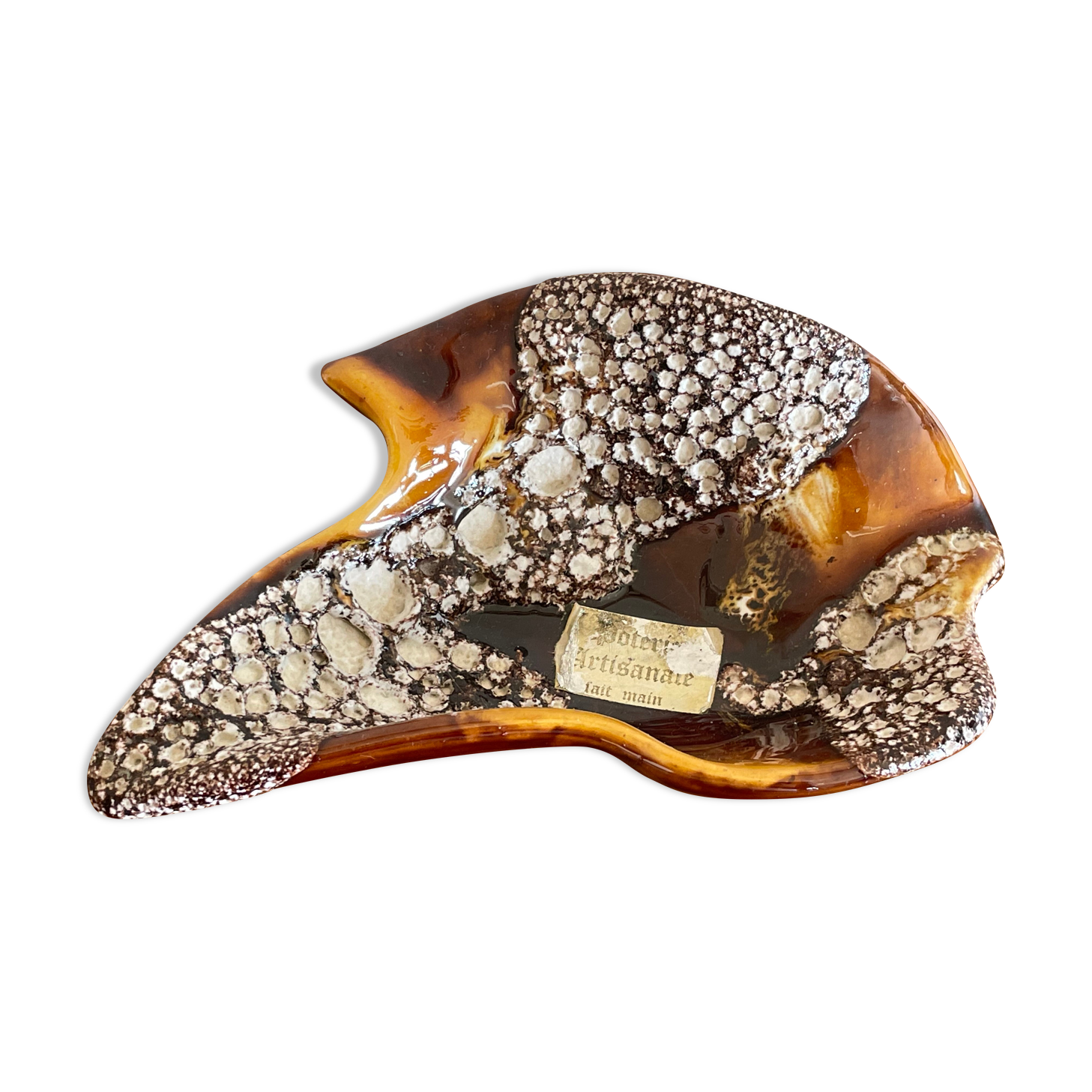 Empty ceramic pocket flat lava