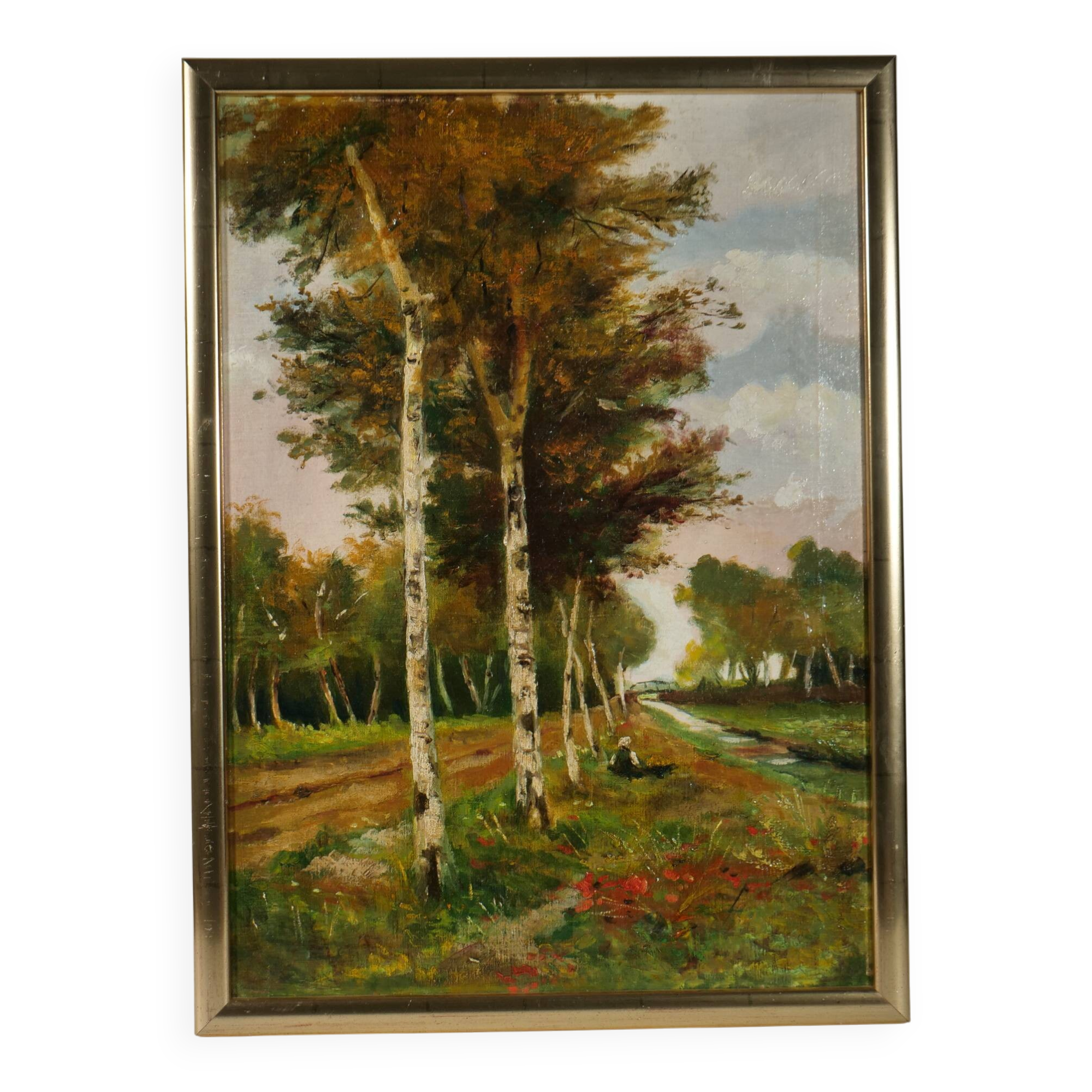 Ludwig, Girls at the Stream, 1933, Oil on Canvas