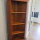 Corner bookshelf - Pentagon shape - Solid wood - 1980s - Richelieu