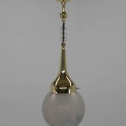 Art nouveau pendant lamp, 1920s