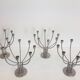 Scandinavian Modern Candleholder in Steel by M. Hagberg for Ikea, 1970s