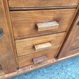 Buffet René Gabriel, furniture reconstruction known as that of the disaster victims.