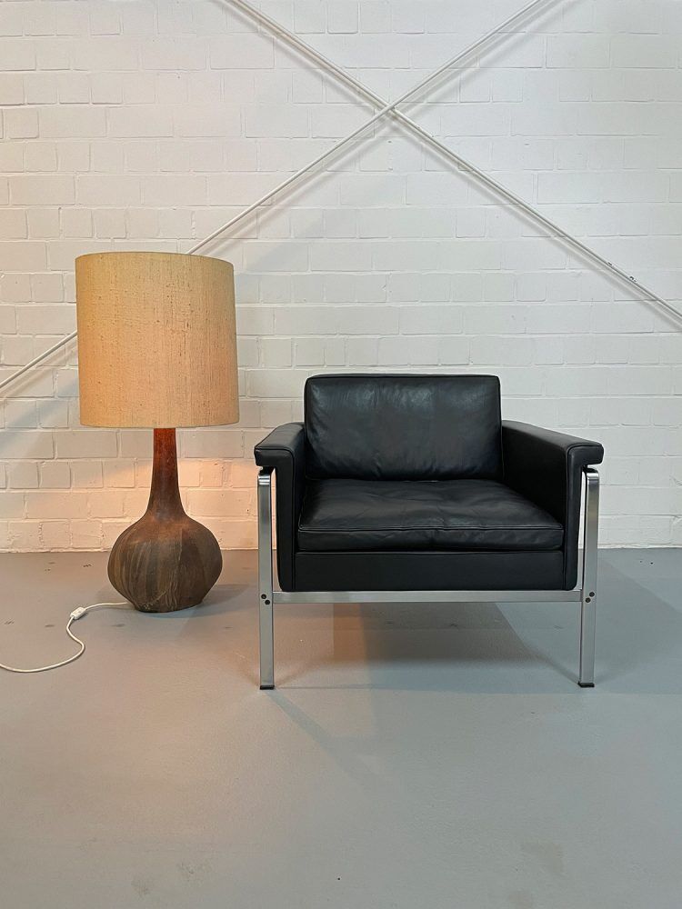 Vintage Italian ceramic floor lamp 60s