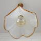 Hand Blown Murano Glass Pendant Light – Amber Rim, 1970s Italy Design