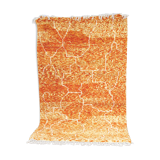Tapis beni ouarain orange "zaio" 235 x 150