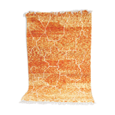 Carpet Beni Ouarain orange "Zaio" 235 x 150