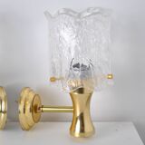 Pair of wall lights 1980