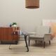 Glass coffee table, Danish design, 1970s, production: Denmark