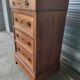High chest of drawers Louis Philippe mid-19th century