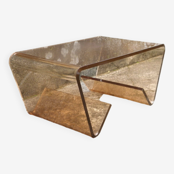 Plexiglas coffee table 1970