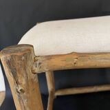 Duo tabourets bois d’olivier