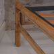Vintage rattan shell bed