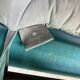 Lot de 2 chaises longues bleues