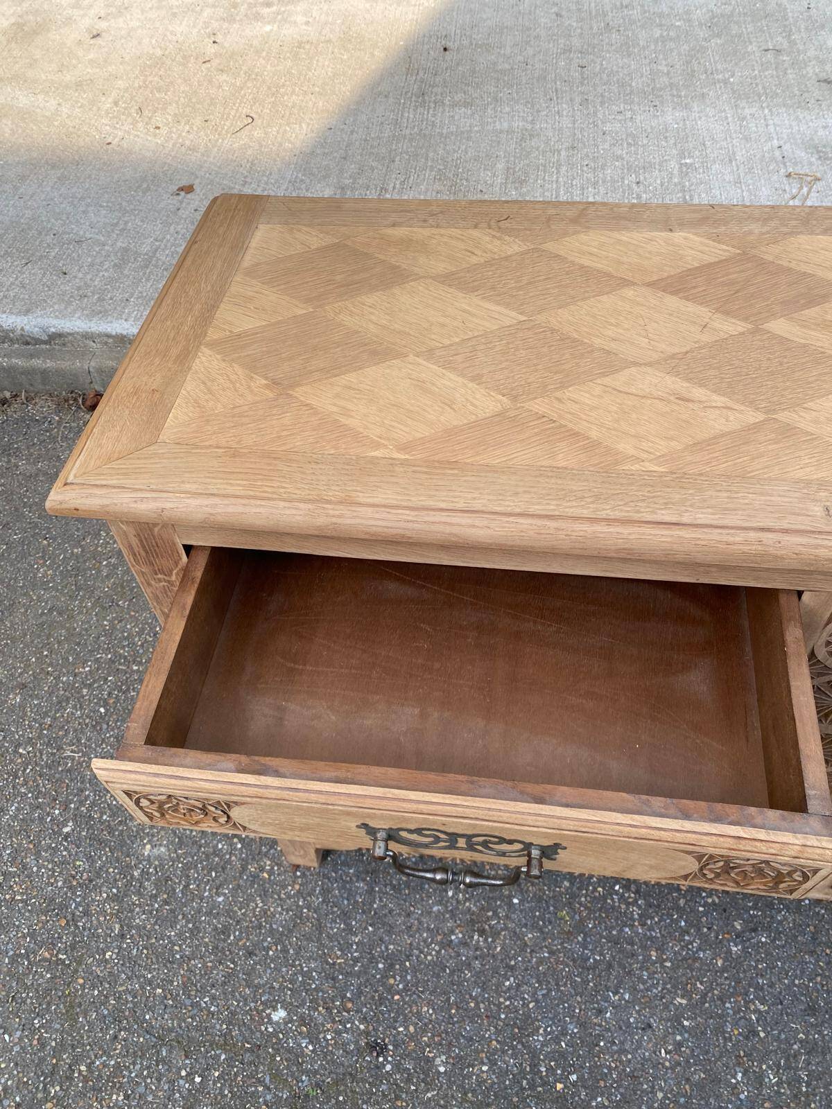 Breton buffet enfilade Art Deco 215cm 19th century