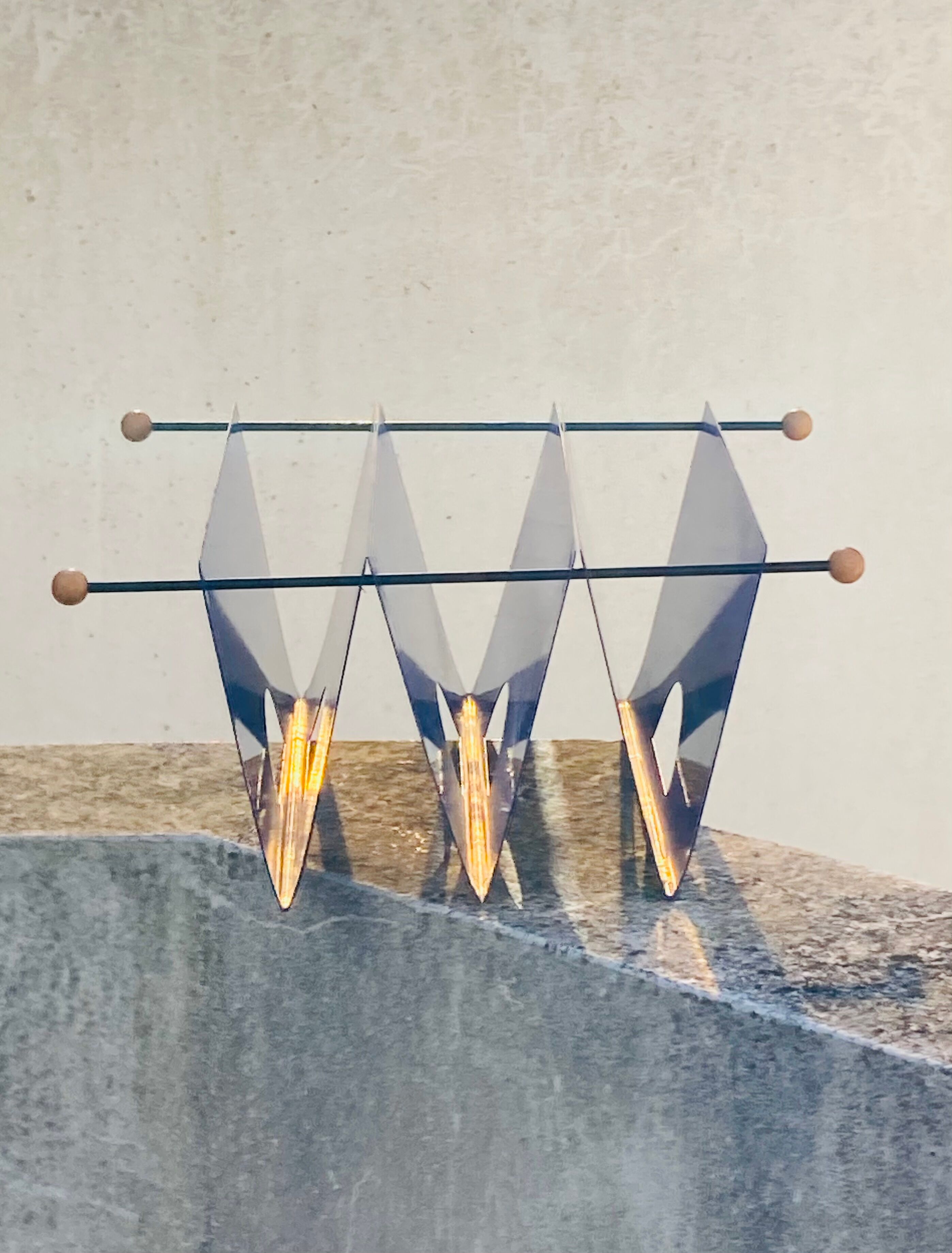 Metal magazine holder