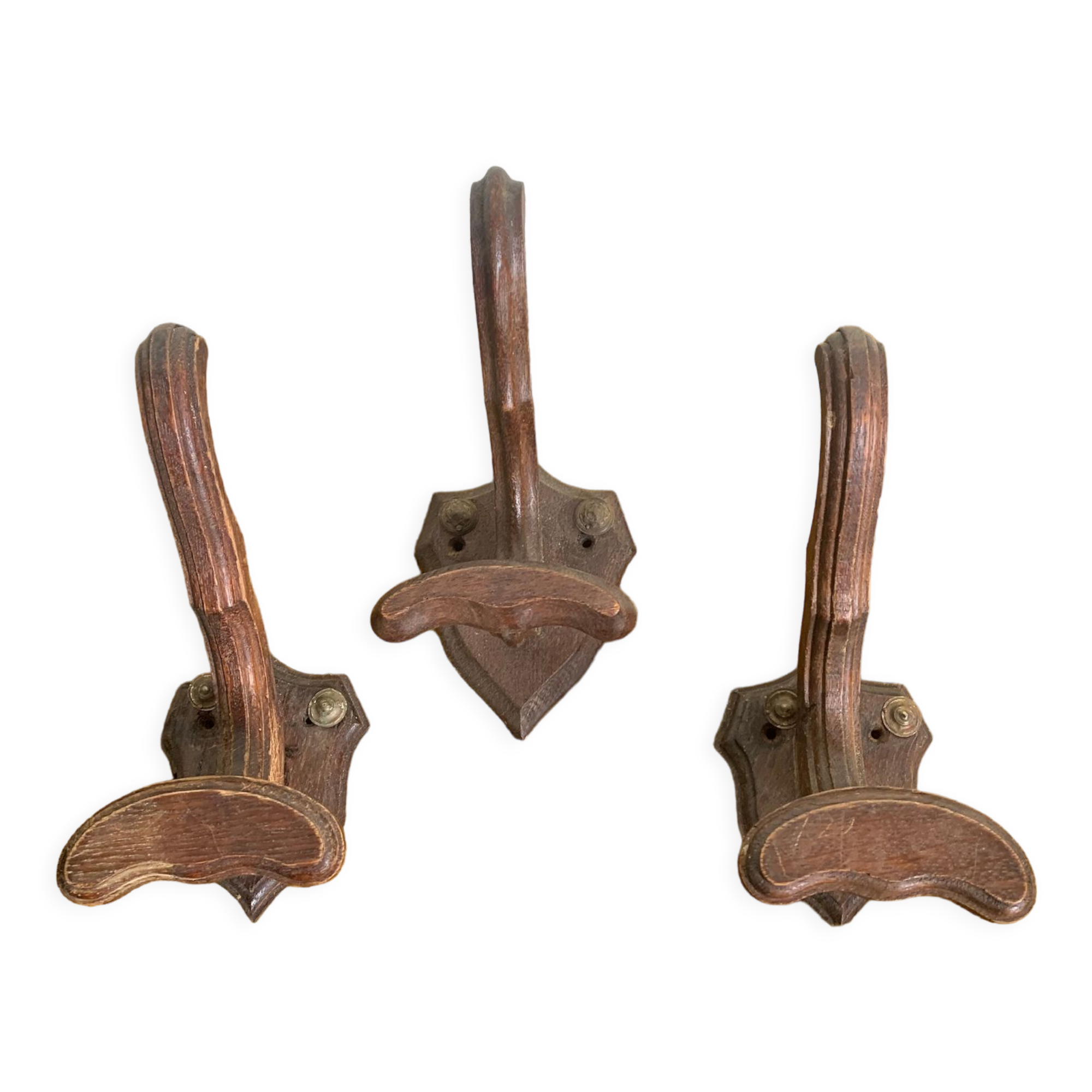 Trio de patères ancienne