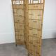 Vintage bamboo screen with 3 panels